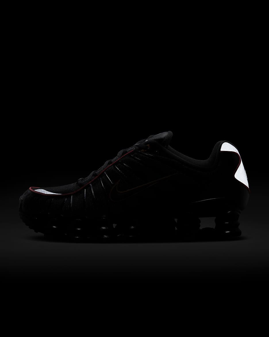 Nike shox noir et or deals